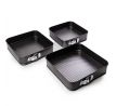 Forma tortová štvorcová set 3 ks 24, 26, 28 cm