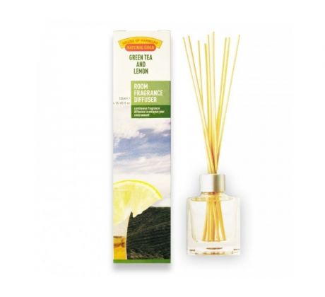 Green Tea Lemon – bambusový vonný difuzér