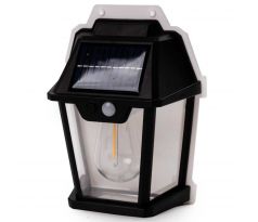 Solárna nástenná lampa s pohybovým senzorom 1W