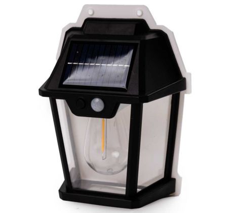 Solárna nástenná lampa s pohybovým senzorom 1W