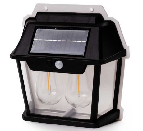 Solárna nástenná lampa s pohybovým senzorom 2W