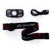LED čelovka s USB nabíjaním – 4 režimy + červené svetlo