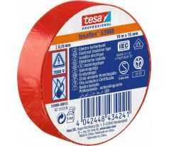 Páska 53988 elektroizolačná červená 15mm x 10m, Tesa