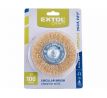 Kartáč okružný so stopkou vlnitý, Ø100mm, stopka Ø6mm, EXTOL CRAFT
