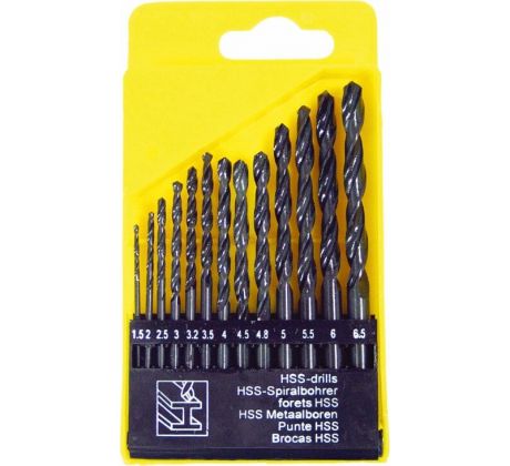 Vrtáky do kovu HSS, 13-dielna sada, Ø2-8mm, EXTOL CRAFT