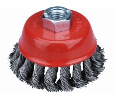 Kartáč hrnčekový M14 vrkočový, Ø80mm, EXTOL CRAFT