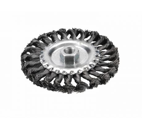 Kartáč radiálny M14 vrkočový, Ø100mm, EXTOL CRAFT