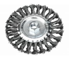 Kartáč radiálny M14 vrkočový, Ø125mm, EXTOL CRAFT