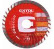 Kotúč rezný diamantový Turbo, 115mm, EXTOL PREMIUM