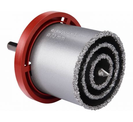 Vrták korunkový wolfrámový, 33-53-73mm, EXTOL PREMIUM