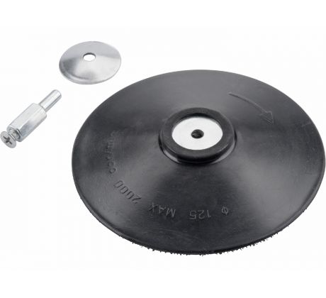 Tanier unášací so suchým zipsom so stopkou, 125mm, pevný, EXTOL CRAFT