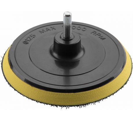 Tanier unášací so suchým zipsom so stopkou, Ø125mm, pevný, EXTOL CRAFT