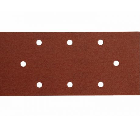 Brúsny papier na suchý zips 10ks, 8 otvorov, 93x190mm, P100, EXTOL PREMIUM