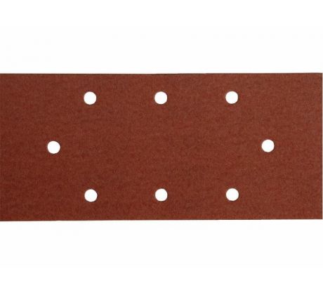 Brúsny papier na suchý zips 10ks, 8 otvorov, 93x190mm, P120, EXTOL PREMIUM