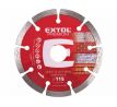 Kotúč rezný diamantový segmentový, 115mm, EXTOL PREMIUM