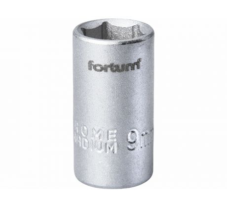 Kľúč nástrčný, 9mm, 1/4”, FORTUM