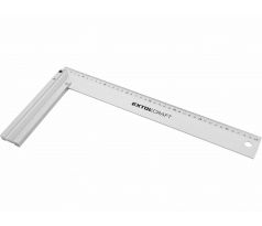 Uholník príložný hliníkový, 400mmx210mm, hliník, EXTOL CRAFT