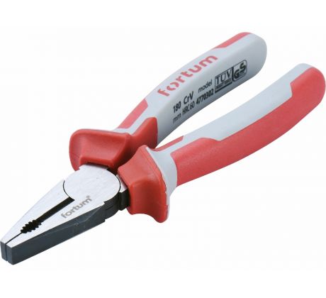 Kliešte kombinované, 180mm, 61CrV5, FORTUM