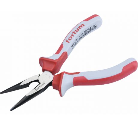 Kliešte pologuľaté priame, 160mm, 61CrV5, FORTUM