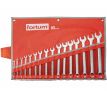 Kľúče očko-vidlicové, 16-dielna sada, 6-24mm, FORTUM