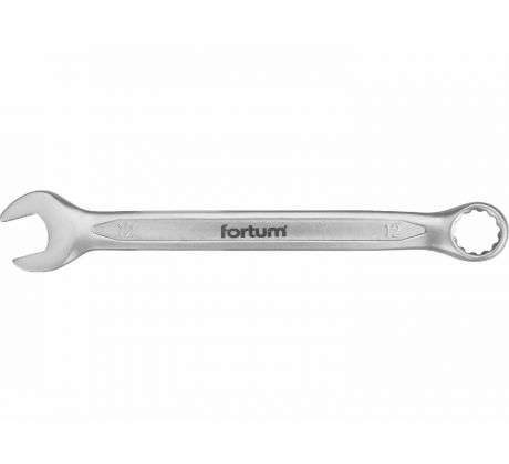 Kľúč očko-vidlicový, 12mm, FORTUM
