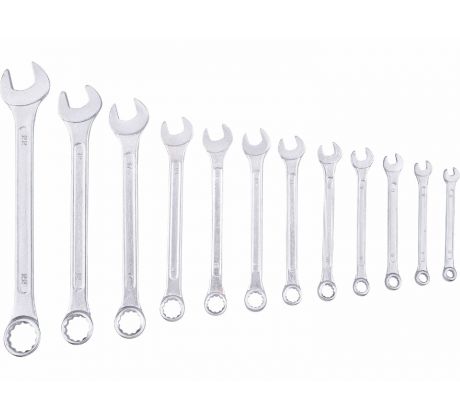 Kľúče očko-vidlicové, 12-dielna sada, 6-22mm, EXTOL CRAFT