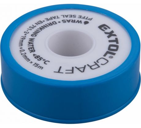 Páska teflónová, 19mmx15m, hr. 0,2mm, EXTOL CRAFT