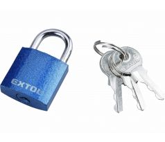 Zámok visací liatinový 25mm, 3 kľúče, EXTOL CRAFT