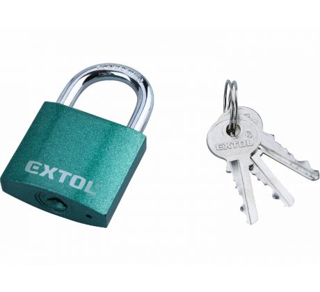 Zámok visací liatinový, 3 kľúče, 38mm, EXTOL CRAFT