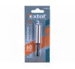 Nadstavec na bity magnetický, 1/4"x60mm, antikorový, EXTOL PREMIUM