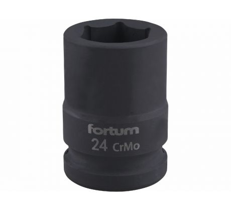 Kľúč nástrčný rázový, 24mm, 3/4”, FORTUM