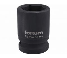 Kľúč nástrčný rázový, 27mm, 3/4”, FORTUM