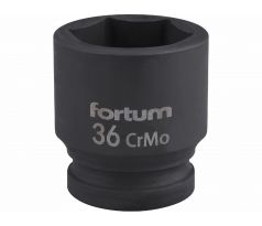 Kľúč nástrčný rázový, 36mm, 3/4”, FORTUM