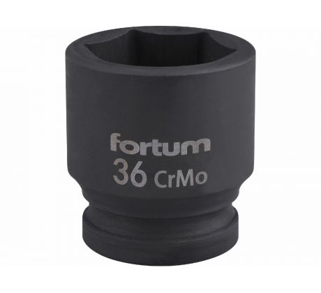 Kľúč nástrčný rázový, 36mm, 3/4”, FORTUM