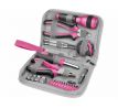 Sada náradia, 23-dielna sada, vyšívané textilné puzdro EXTOL LADY