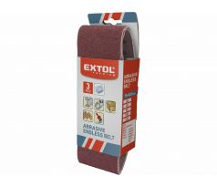 Pás brúsny, korund 3ks, 533x76mm, P100, EXTOL PREMIUM