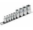 Kľúče nástrčné TORX, 1/4'', 9ks, E5-18, CrV, EXTOL PREMIUM