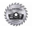 Kotúč pílový s SK plátkami, ø165x2,8x20mm, 24z, EXTOL PREMIUM