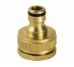 Rýchlospojka na záhradný ventil mosadzná, adaptér na 3/4'' a 1/2'' ventil, mosadz, EXTOL PREMIUM