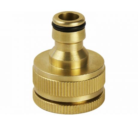 Rýchlospojka na záhradný ventil mosadzná, adaptér na 3/4'' a 1/2'' ventil, mosadz, EXTOL PREMIUM