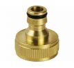 Rýchlospojka na záhradný ventil mosadzná, adaptér na 3/4'' ventil, mosadz, EXTOL PREMIUM
