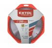 Kotúč pílový s SK plátkami, Ø250x3,2x30mm, 60z, EXTOL PREMIUM