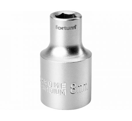 Kľúč nástrčný, 8mm, 1/2”, FORTUM