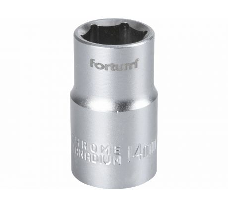 Kľúč nástrčný, 14mm, 1/2”, FORTUM
