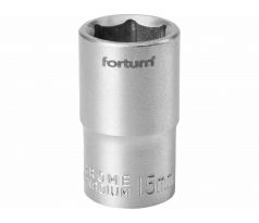 Kľúč nástrčný, 15mm, 1/2”, FORTUM