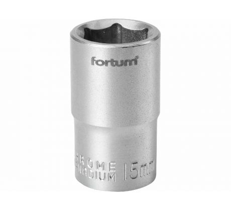 Kľúč nástrčný, 15mm, 1/2”, FORTUM