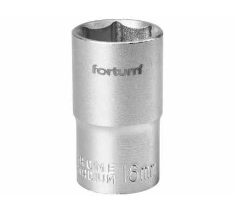 Kľúč nástrčný, 16mm, 1/2”, FORTUM