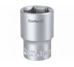 Kľúč nástrčný, 19mm, 1/2”, FORTUM