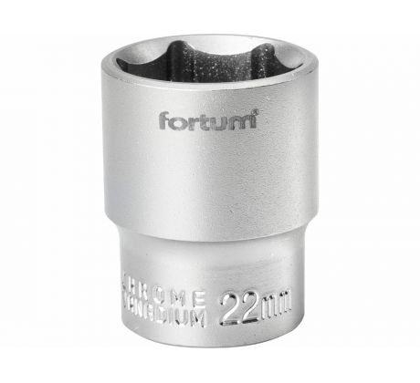 Kľúč nástrčný, 22mm, 1/2”, FORTUM