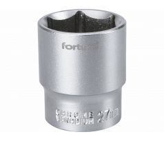 Kľúč nástrčný, 27mm, 1/2”, FORTUM